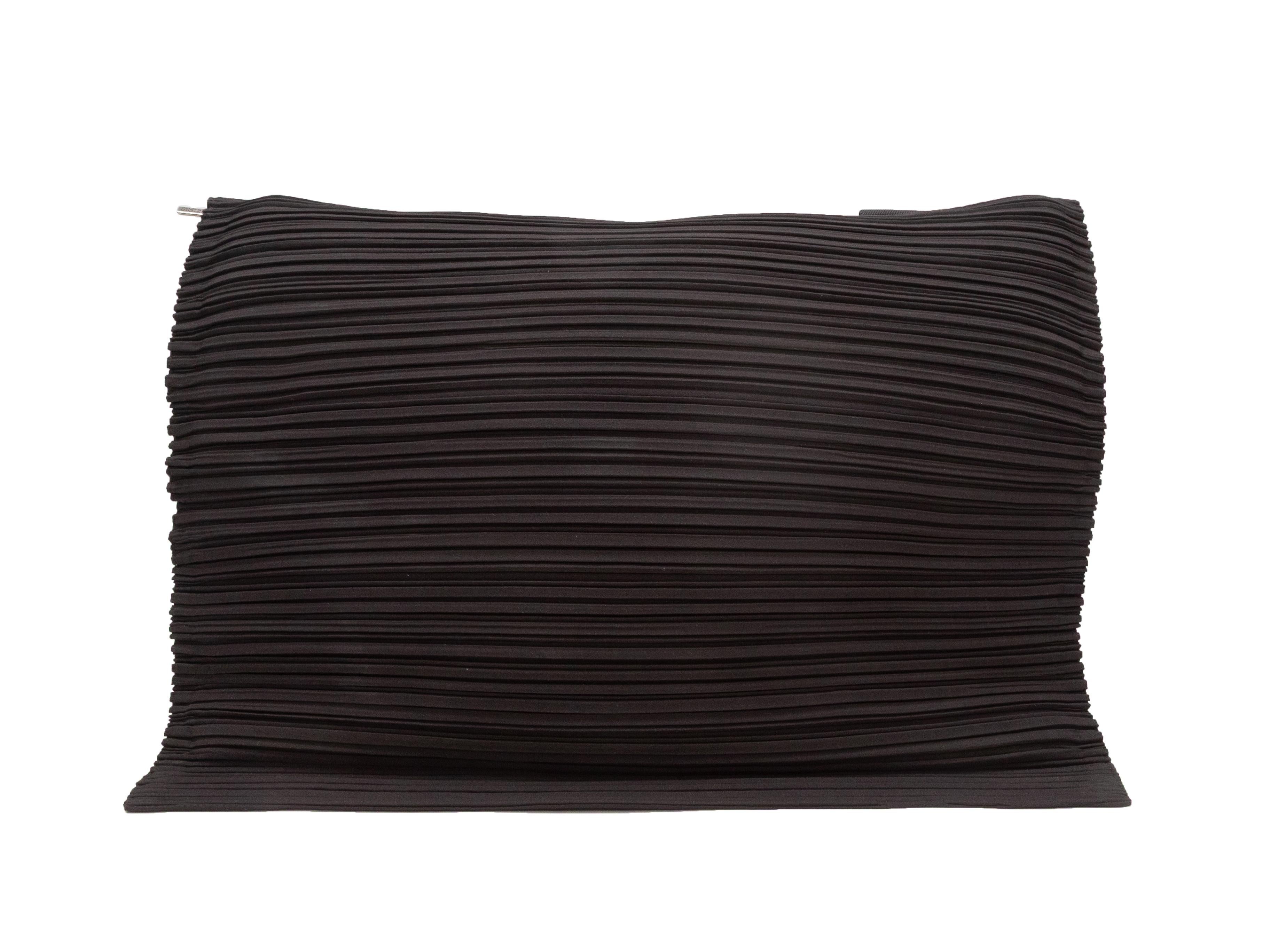 Noir Pleats Please Issey Miyake Sac à bandoulière Plisse en vente 3