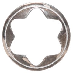 Montblanc Star-Ring aus Sterlingsilber und Perlen, Größe 7,5