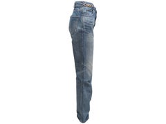 Jeans Celine con dettagli metallici, lavaggio medio, taglia US 29