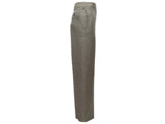 Pantalones Miu Miu de color caqui, mezcla de mohair y lana virgen, talla IT 36