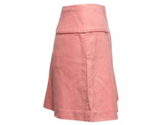 Pink Miu Miu Pleated Mini Skirt Size IT 38