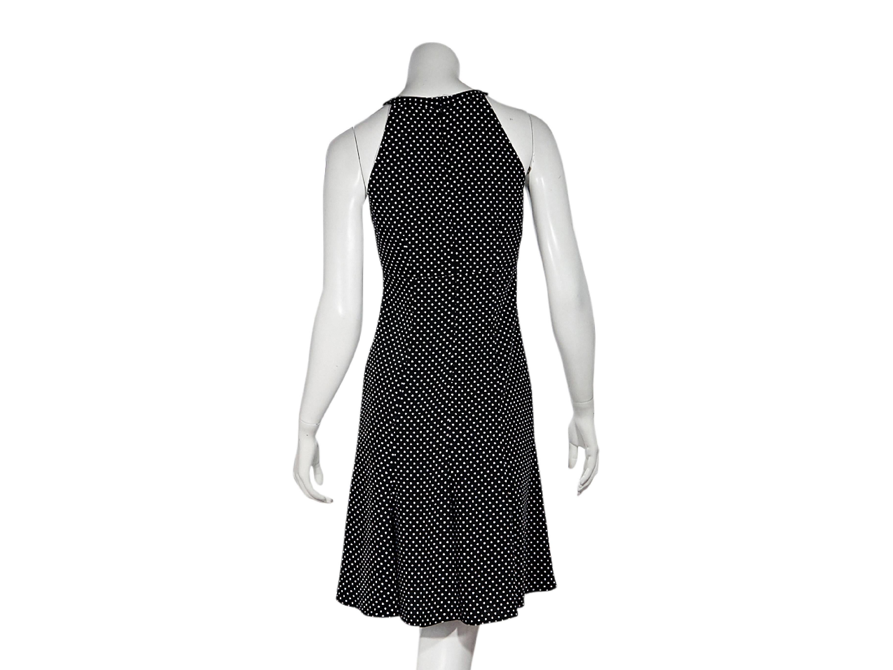 michael kors polka dot dress