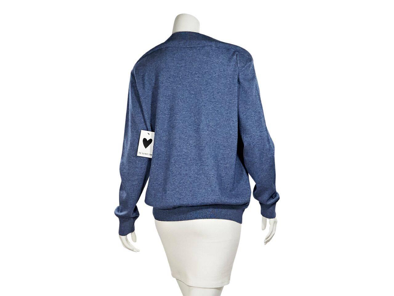 Blue Alexander Wang Knit Sweater In New Condition In New York, NY