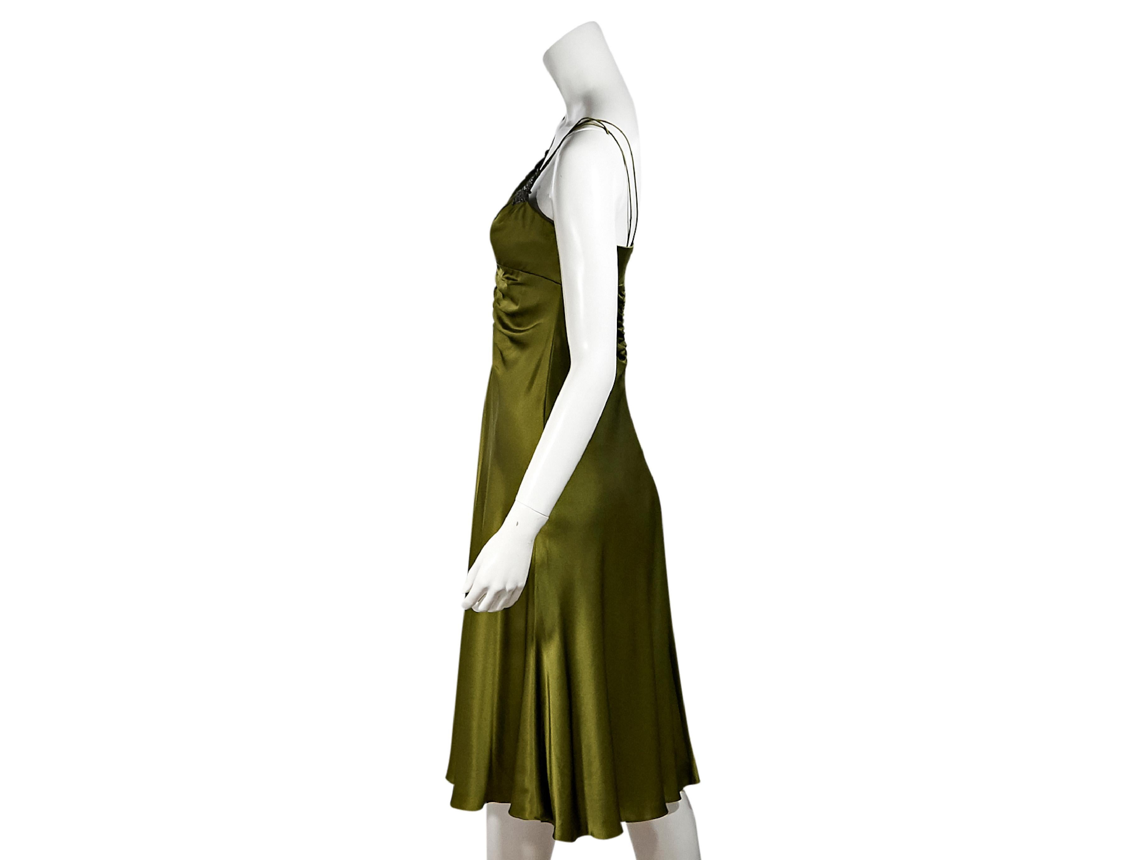 olive slip dress