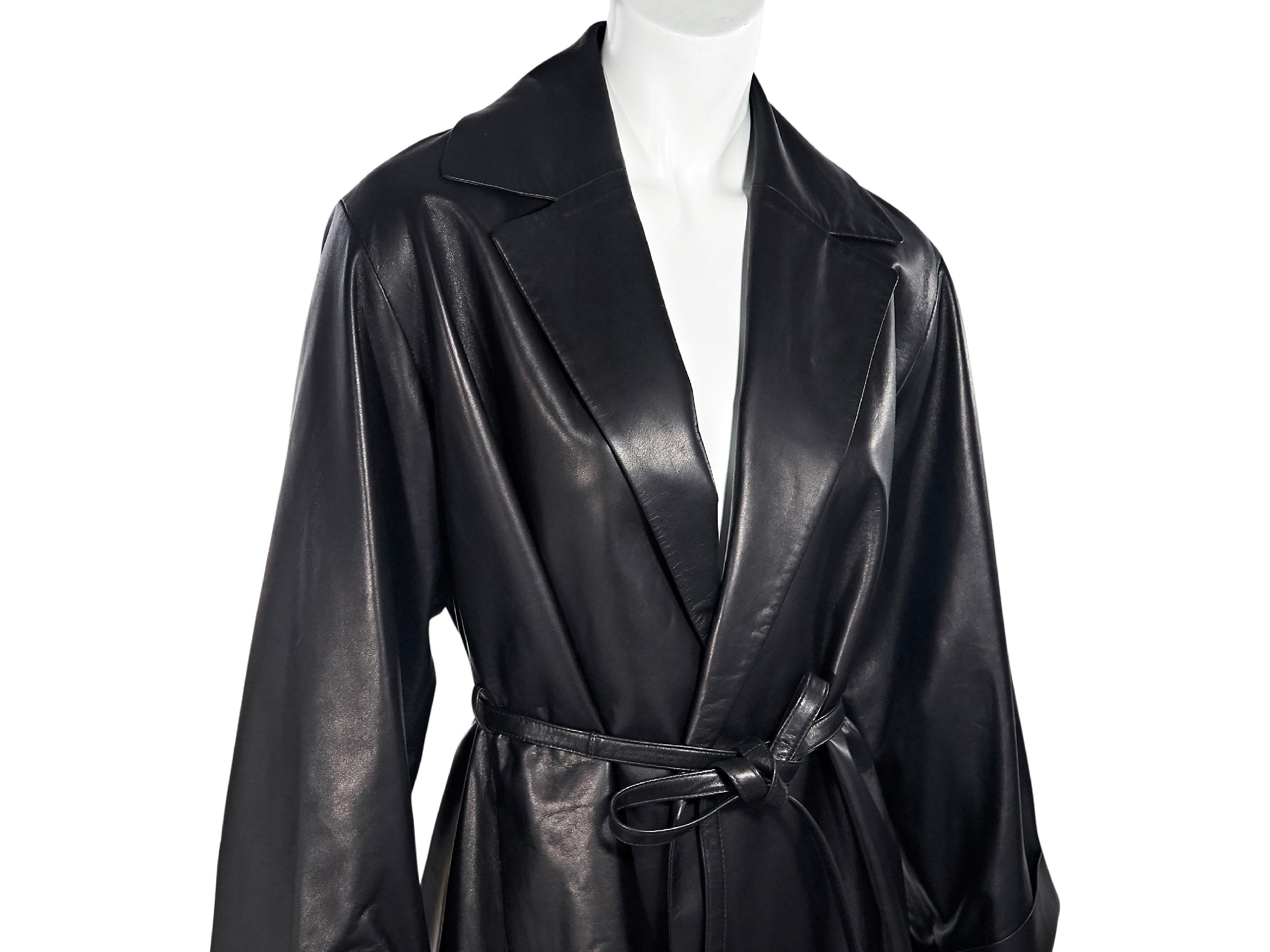 the row leather coat