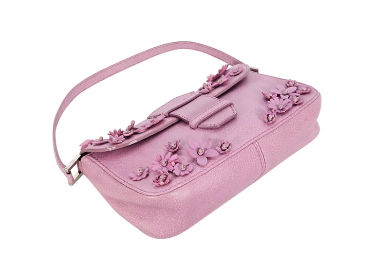 Pink Valentino Floral Leather Mini Shoulder Bag For Sale at 1stDibs