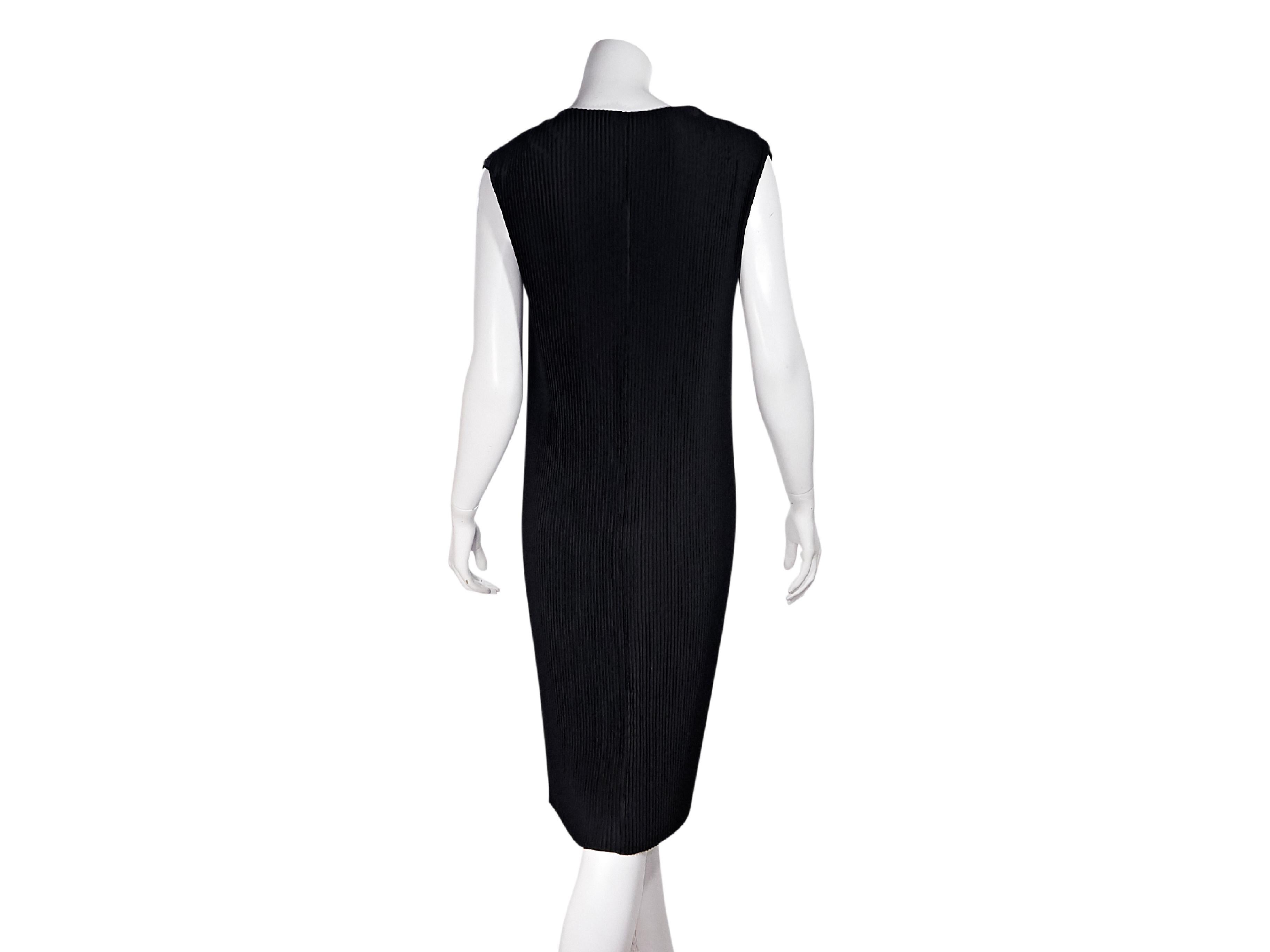 Black & White Escada Pleated Dress In Good Condition In New York, NY