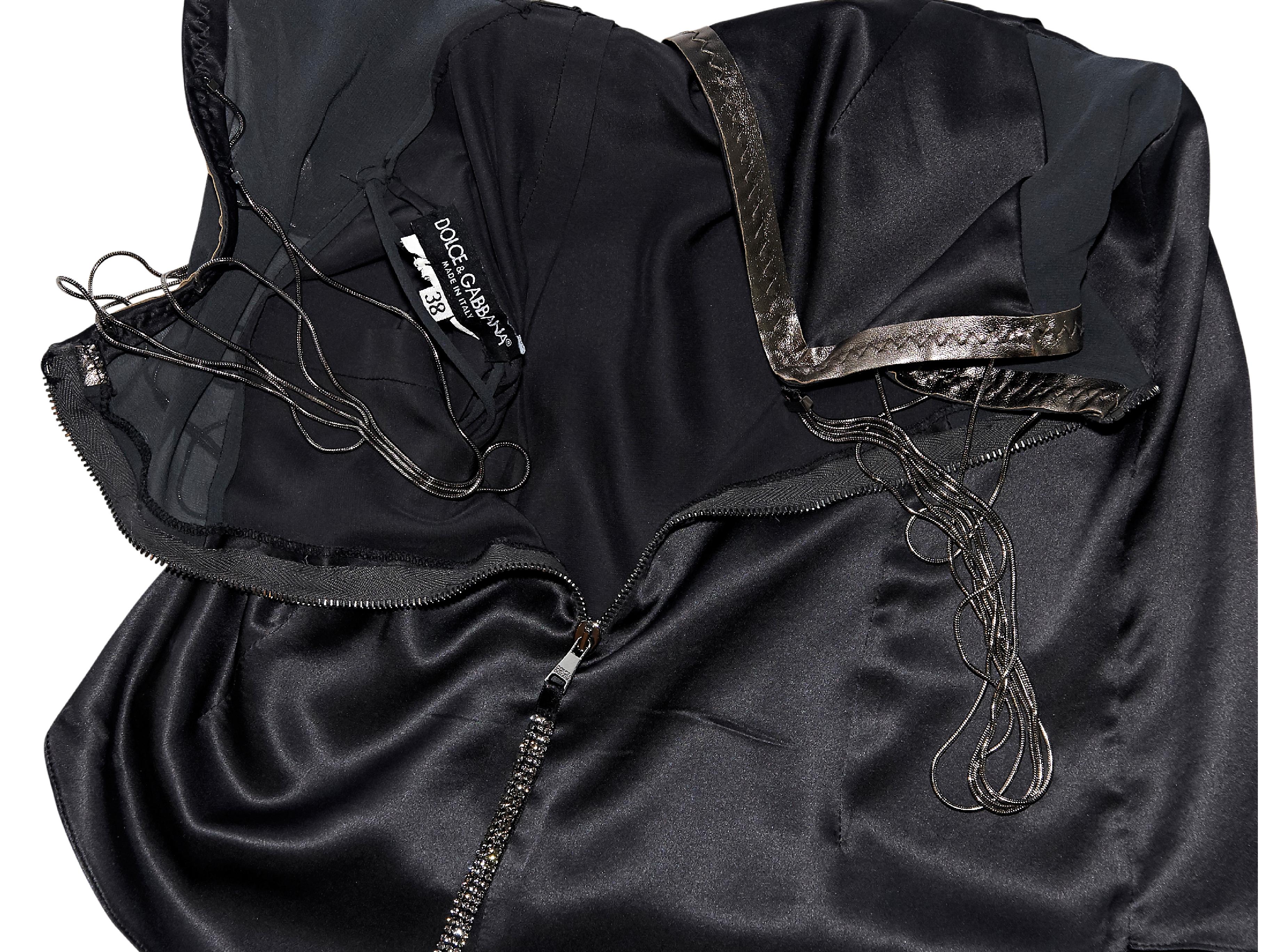 Women's Black Dolce & Gabbana Silk Camisole Tank