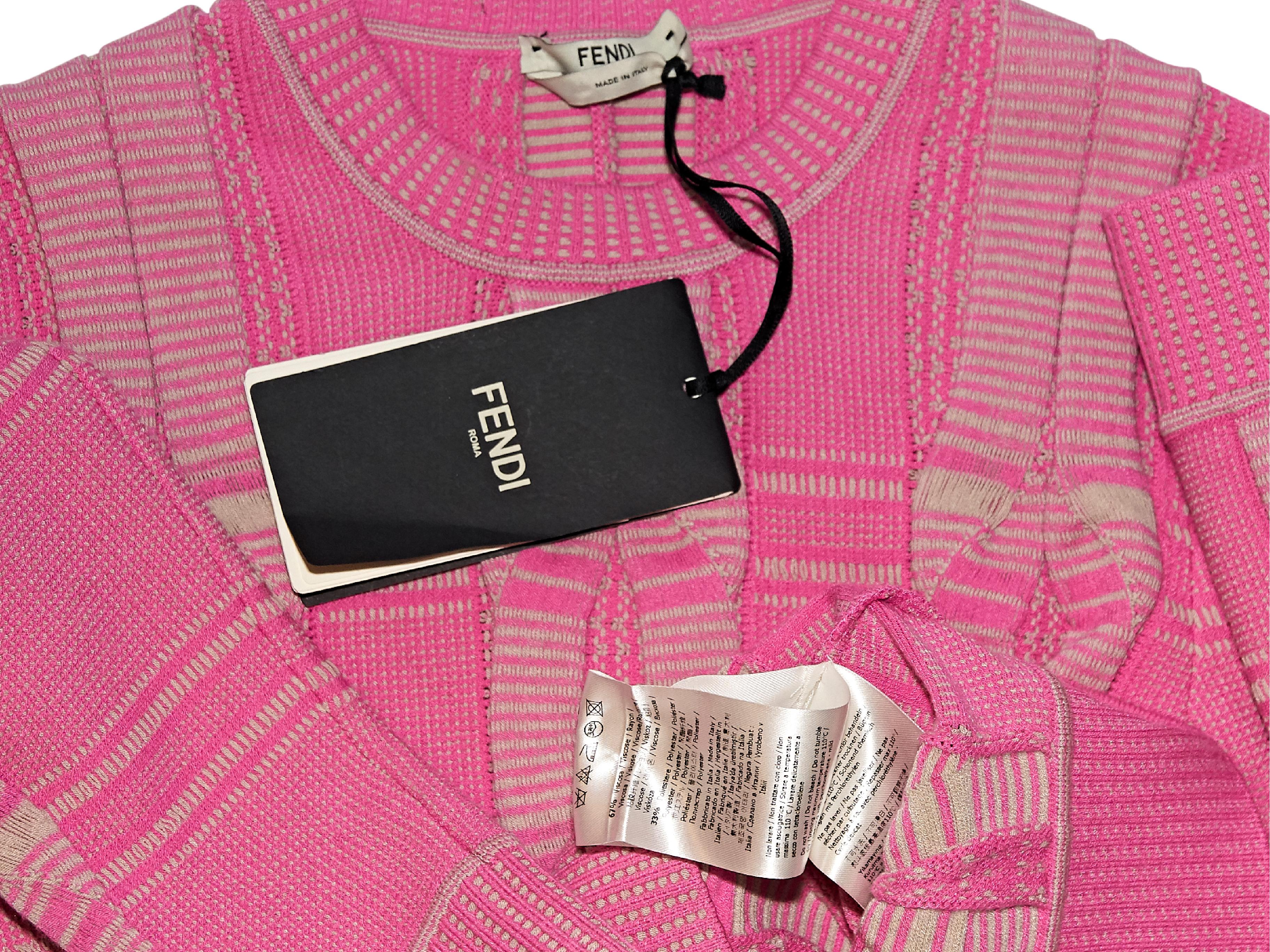 pink fendi sweater