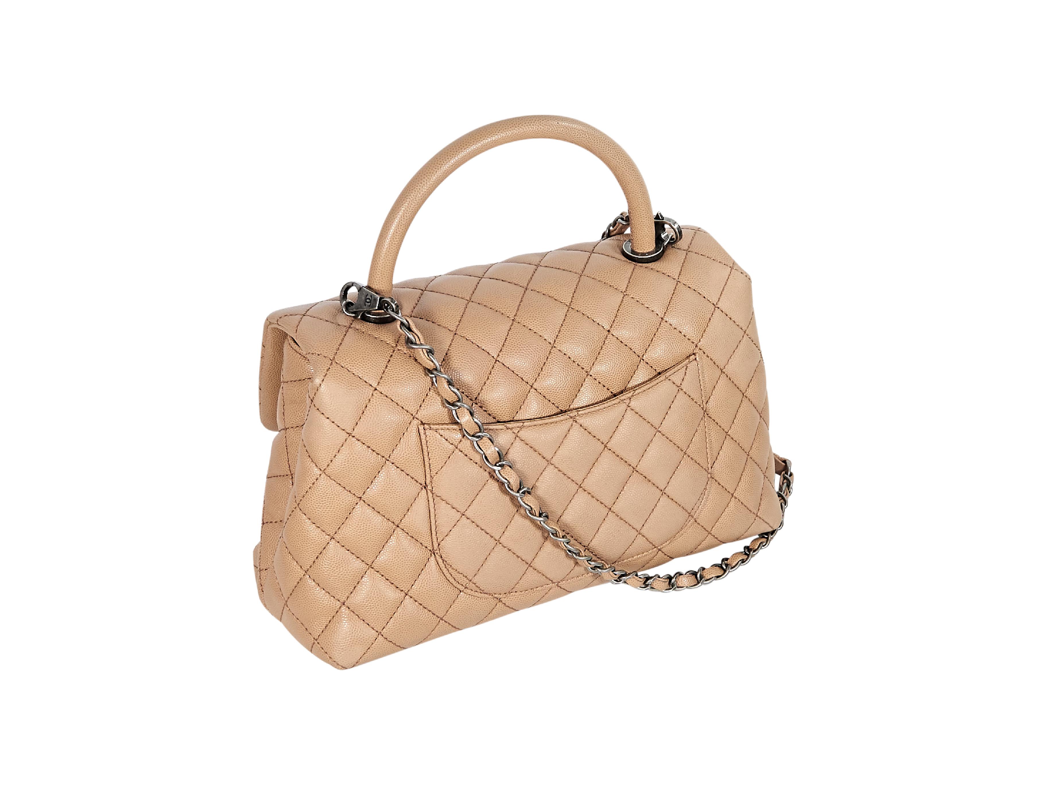 chanel quilted satchel