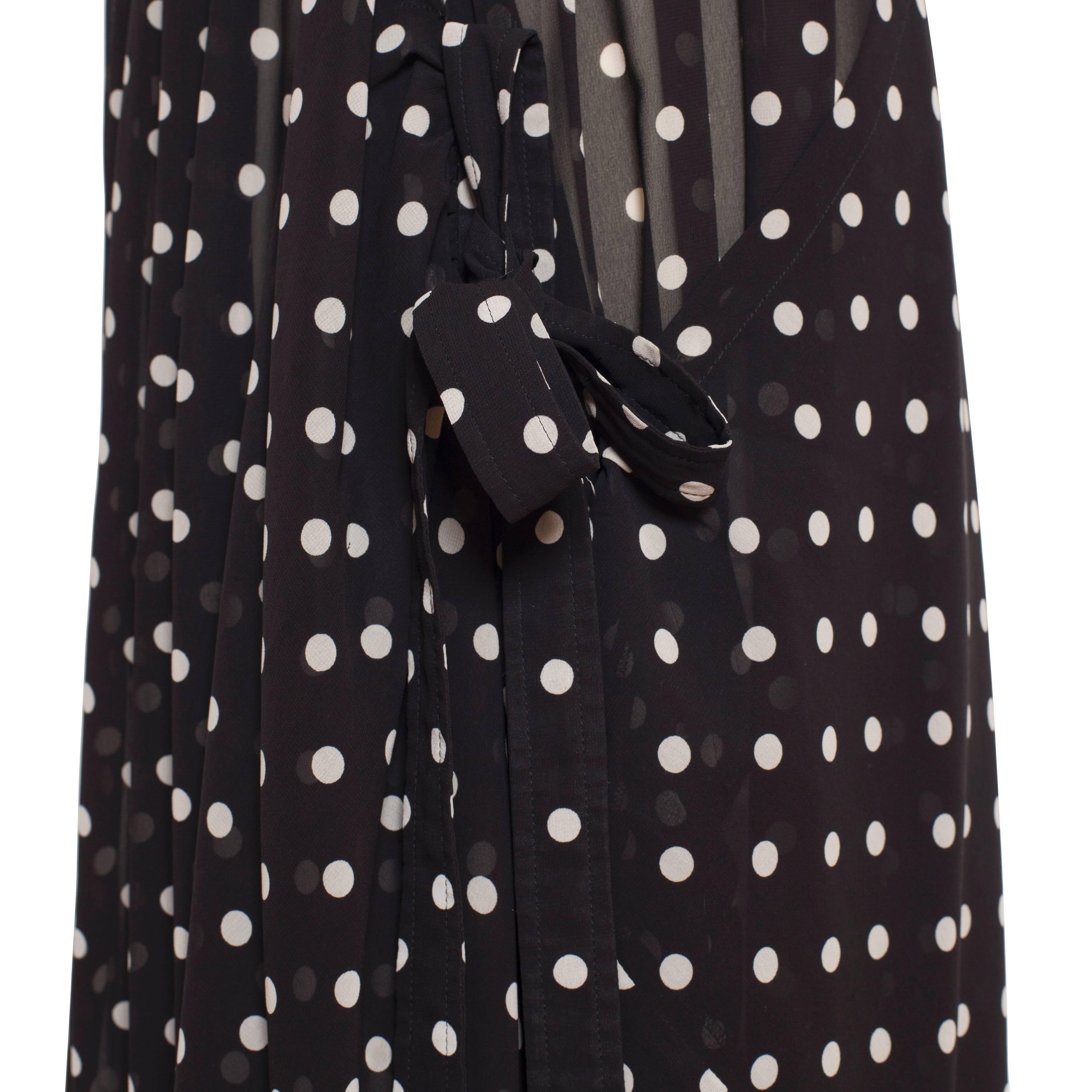 Comme des Garcons Polka Dots Skirt circa 80s 2