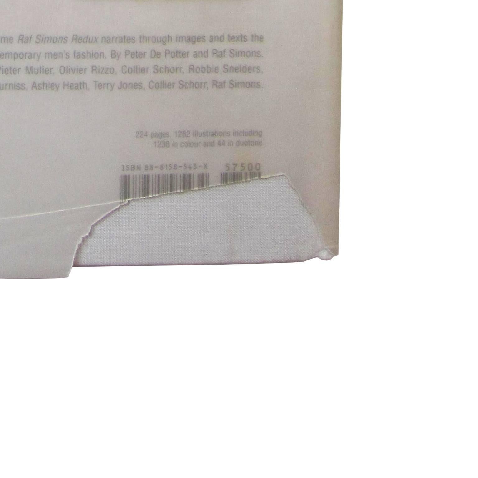 Raf Simons Redux First Edition 2005 Book In Good Condition For Sale In Berlin, DE