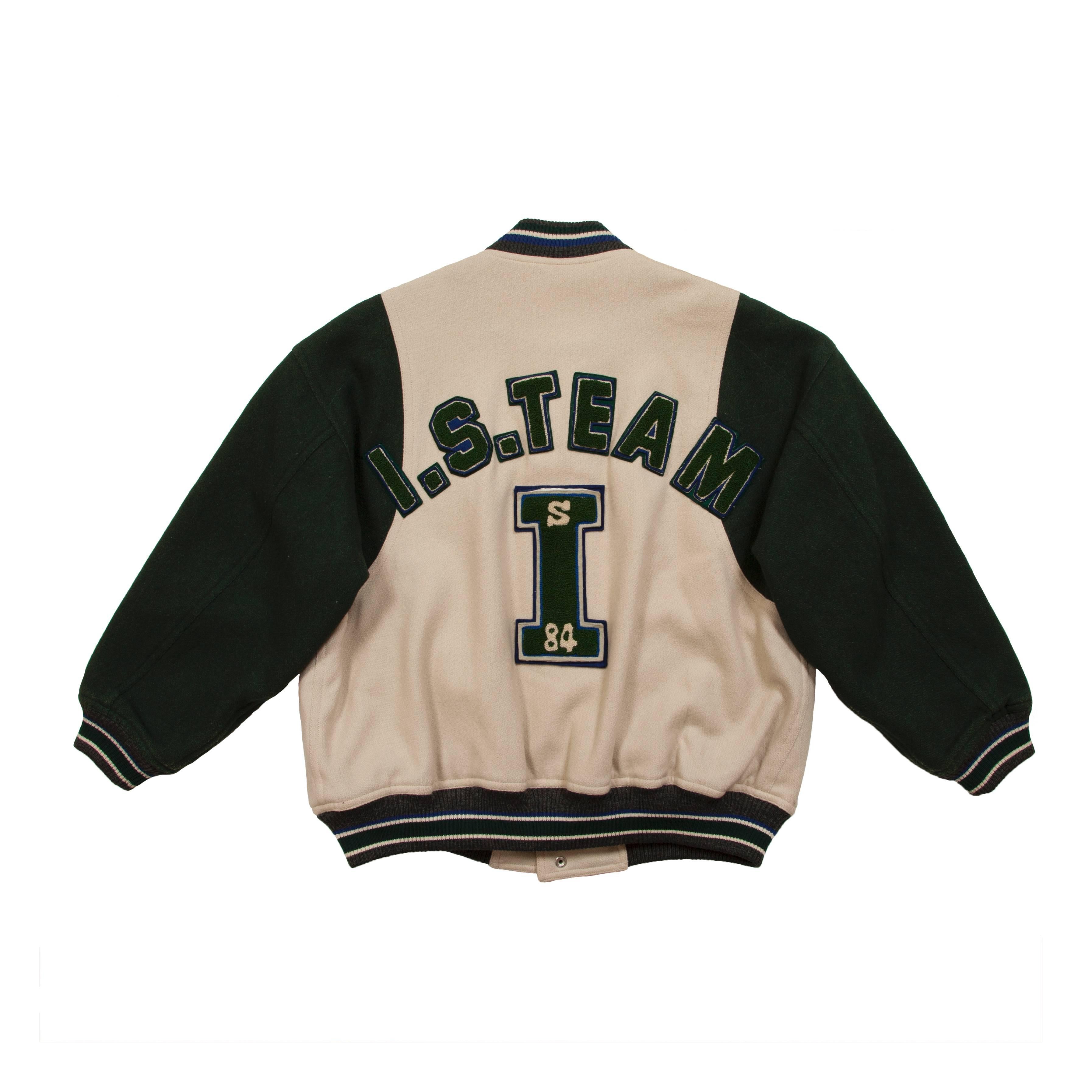 Issey Miyake Sports IS Bomber Stadium College-Jacke 1984 für Damen oder Herren