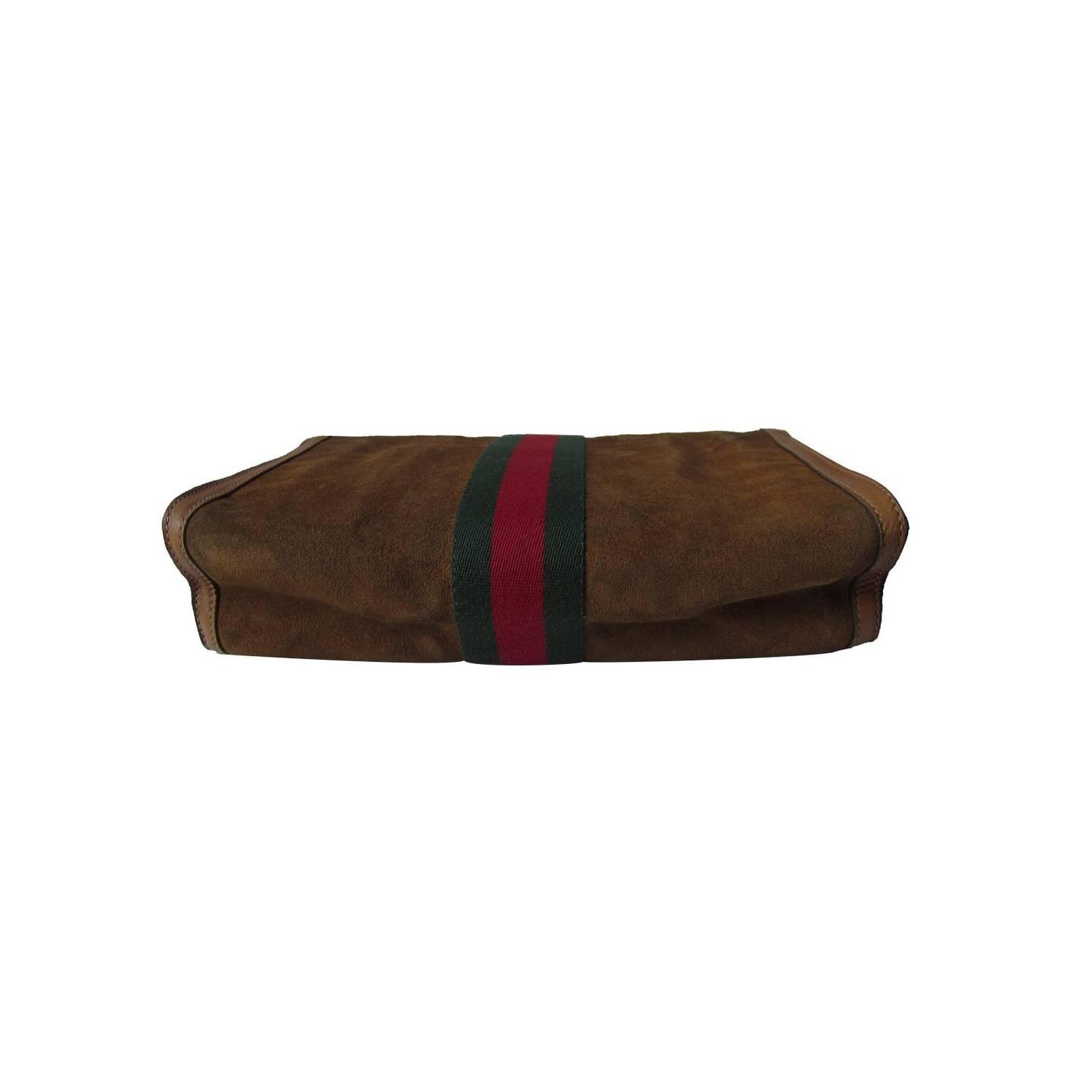 celine bag luggage tote price - Gucci Classic Suede Clutch Bag 60s For Sale at 1stdibs