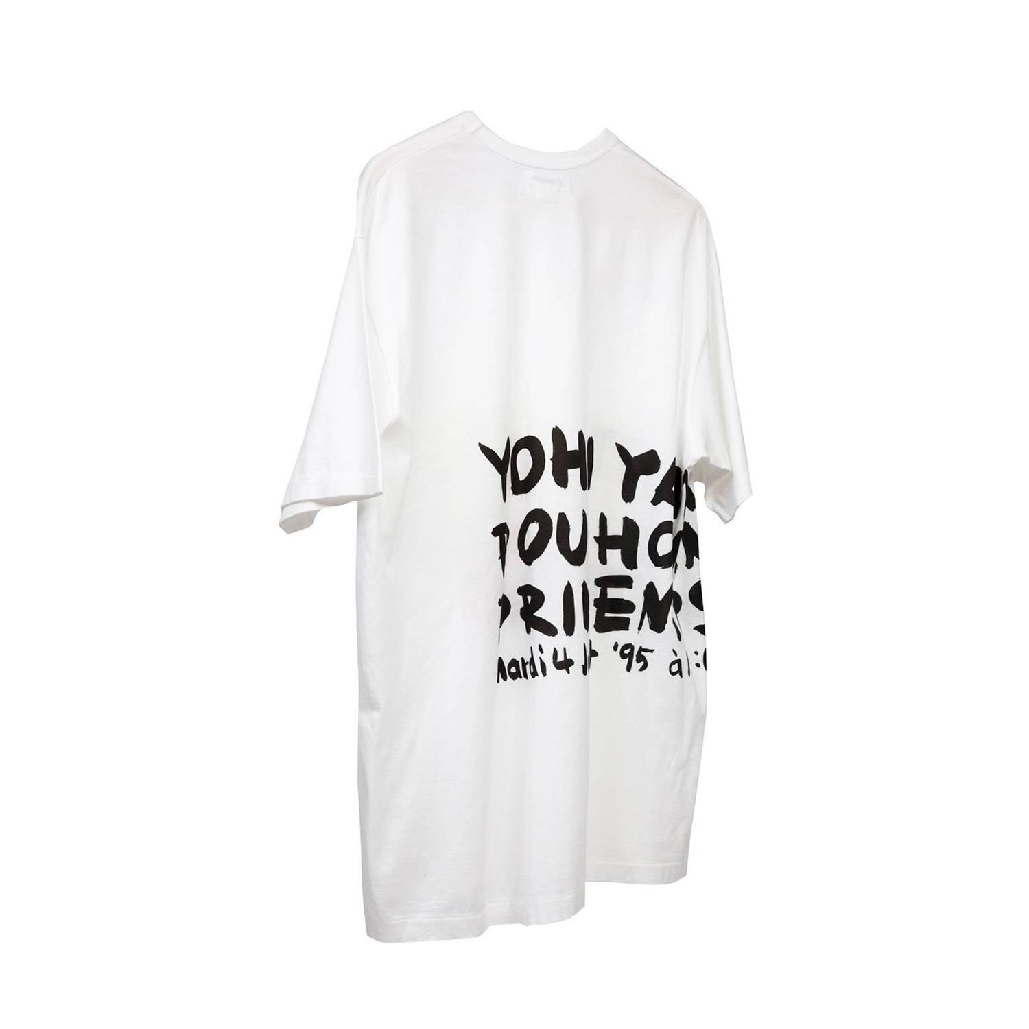 Yohji Yamamoto PRINTEMPS/ETE 1995 Show T Shirt at 1stdibs