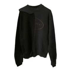 Martin Margiela Artisanal Sweatshirt mit Ausschnitt 0/10