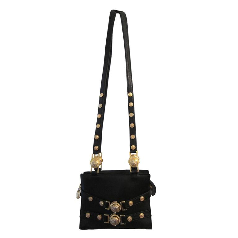 Black Gold Chain Mini Shoulder Bag