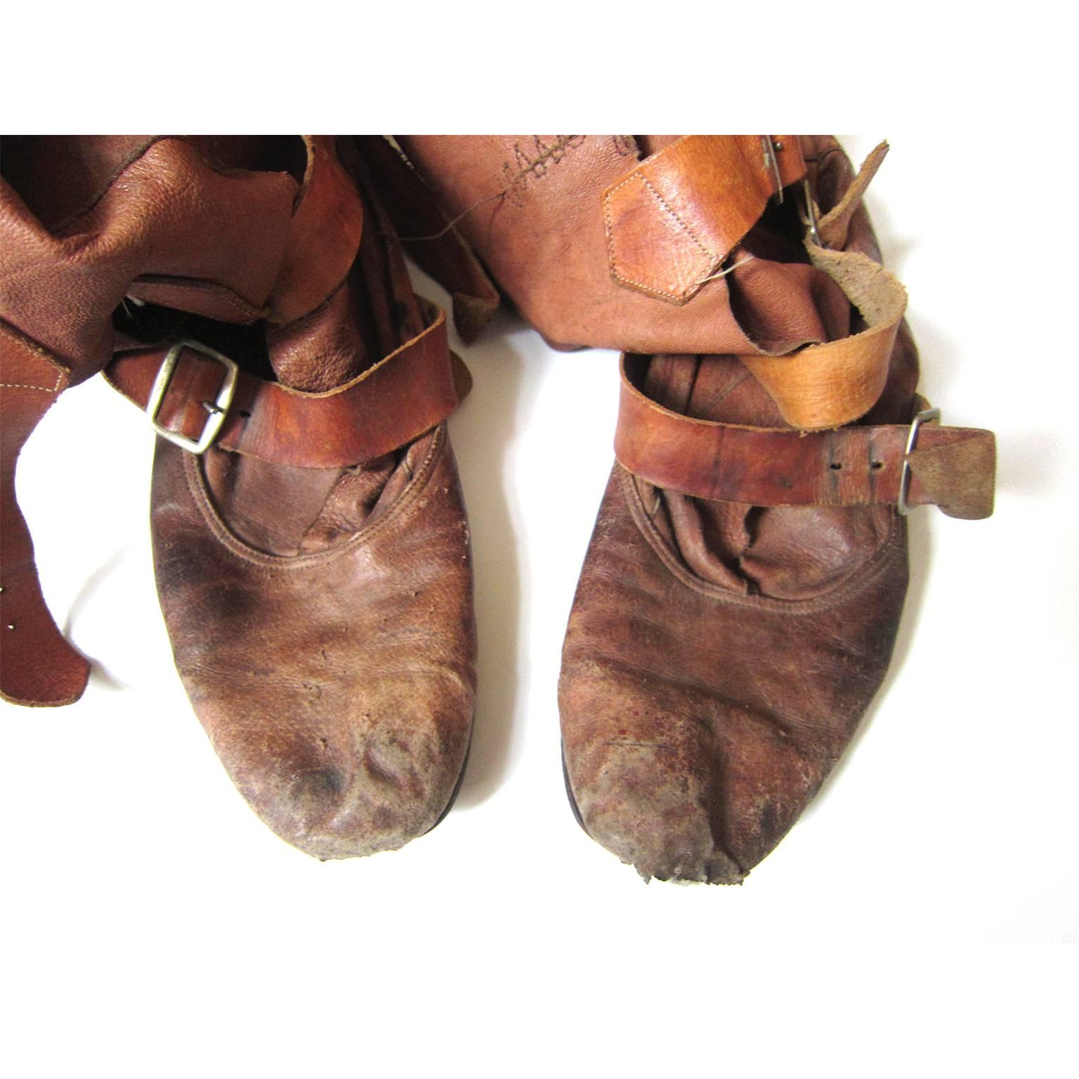 Worlds End Strap Boots Vivienne Westwood / Malcolm Mclaren 1982-1983 In Good Condition For Sale In Berlin, DE