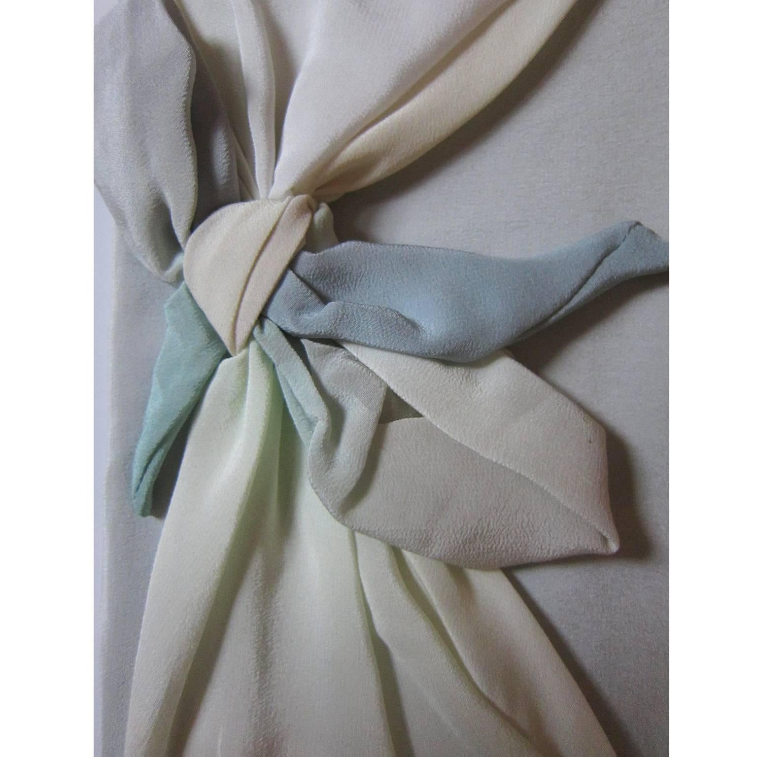 pastel satin pouch