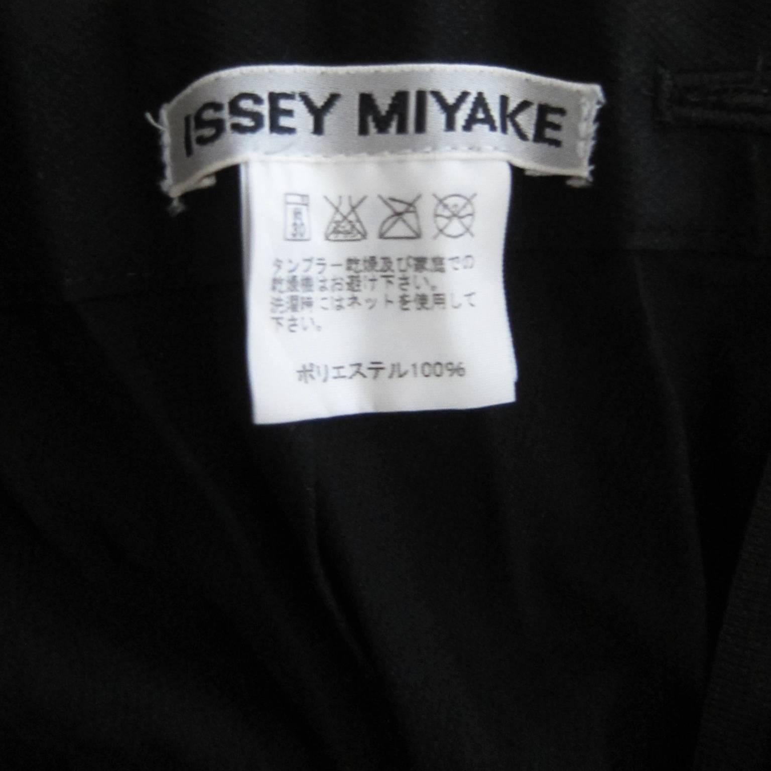Issey Miyake Black Pleated Skirt  3
