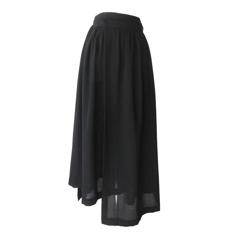 Comme des Garcons Tricot Double Apron Layered Skirt AD1992 at 1stDibs