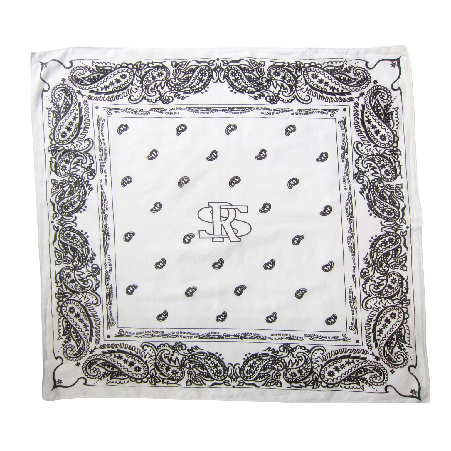 raf simons bandana hoodie