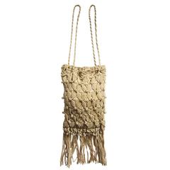 Macrame Crafted Purse Bag 1960s