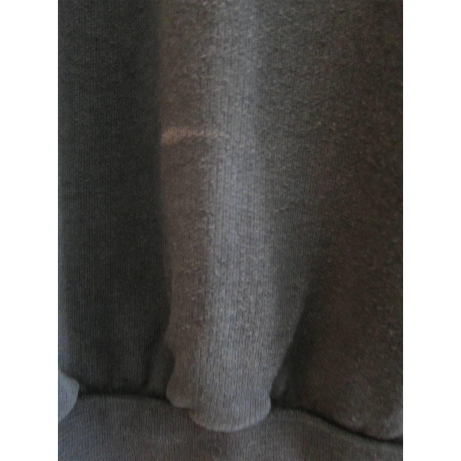Black Raf Simons Grey Sweatshirt Virginia Creeper Collection AW 2002