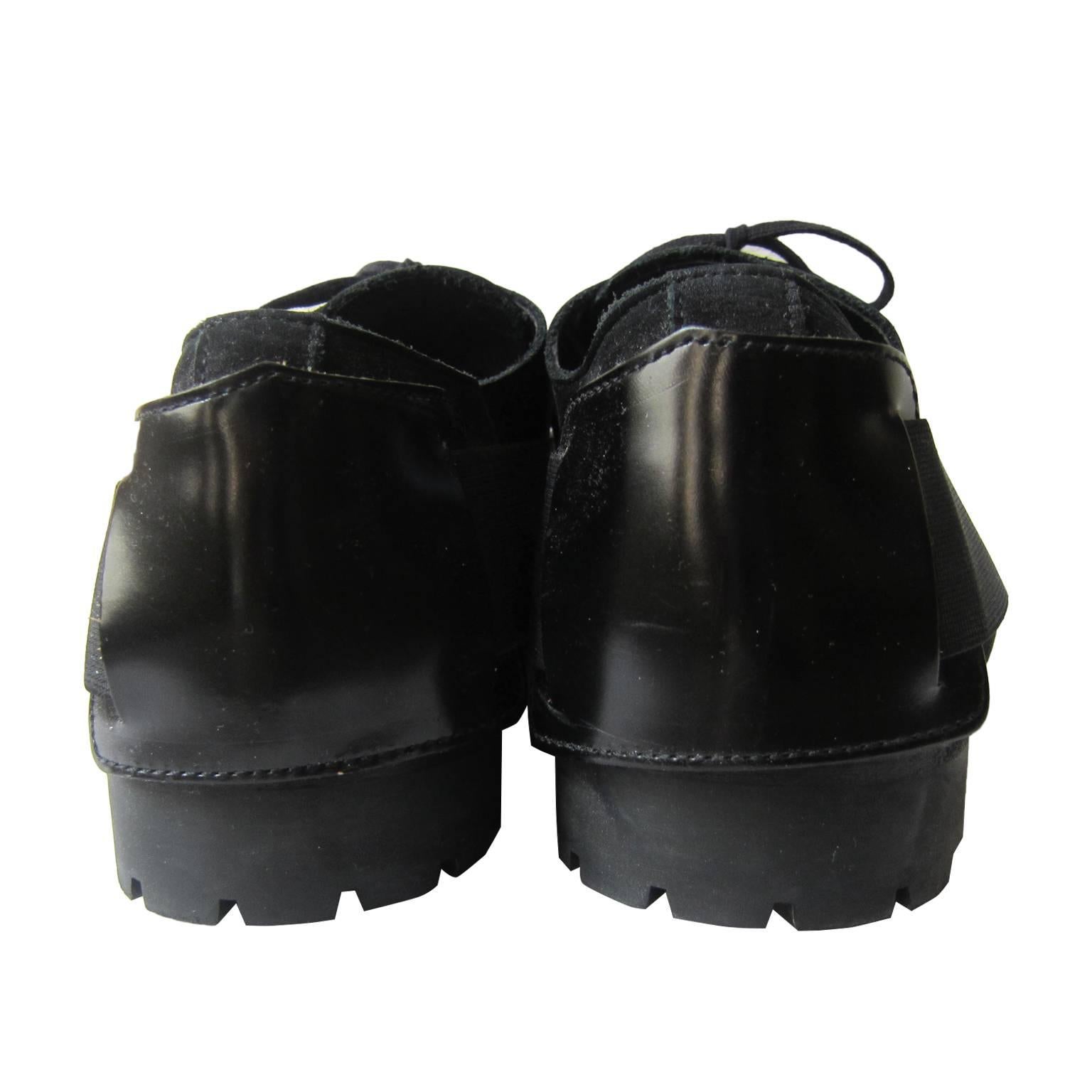 Black Comme des Garcons Homme Plus Mens Shoes New
