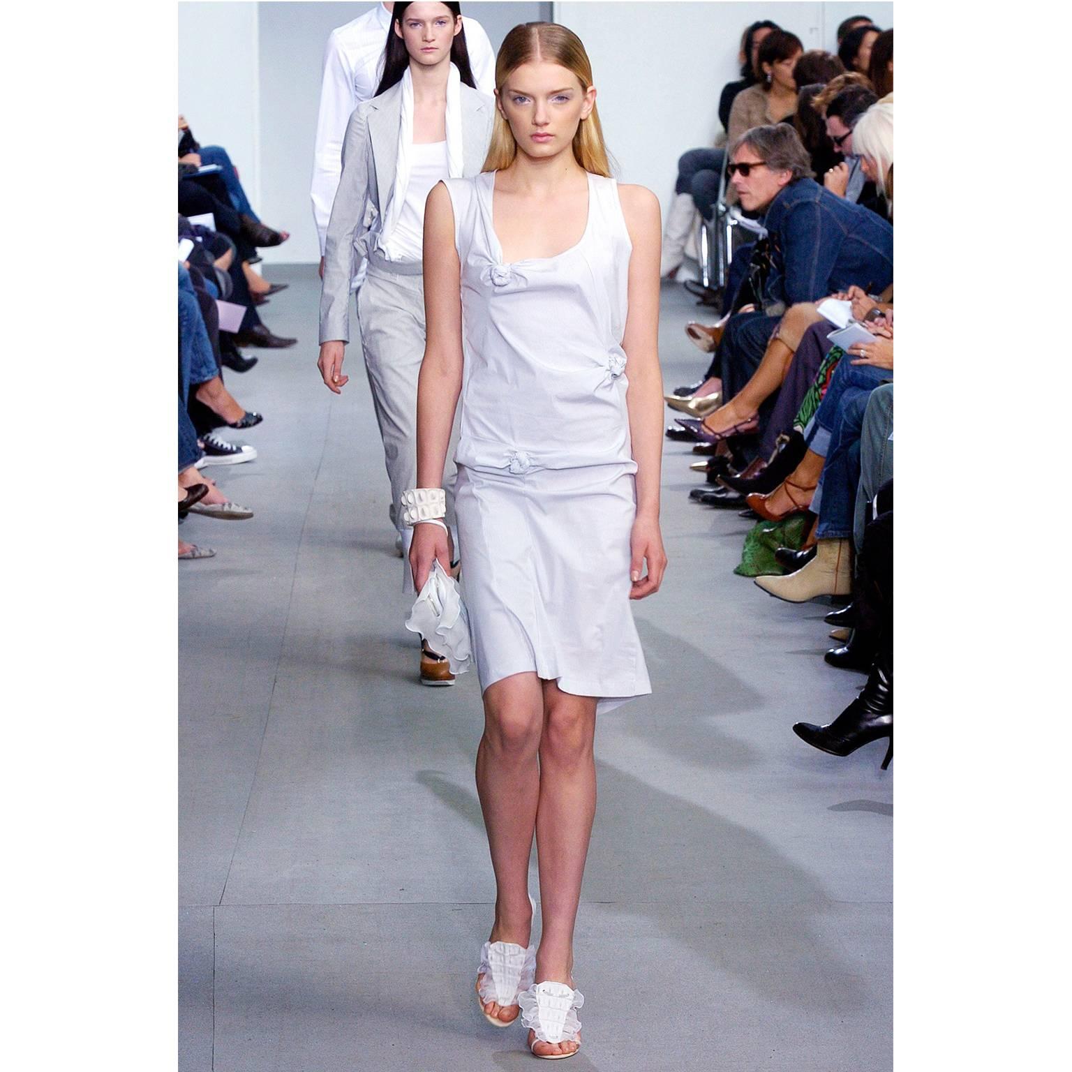 Helmut Lang - Robe à nœuds d'archives, printemps-été 2005 en vente 1