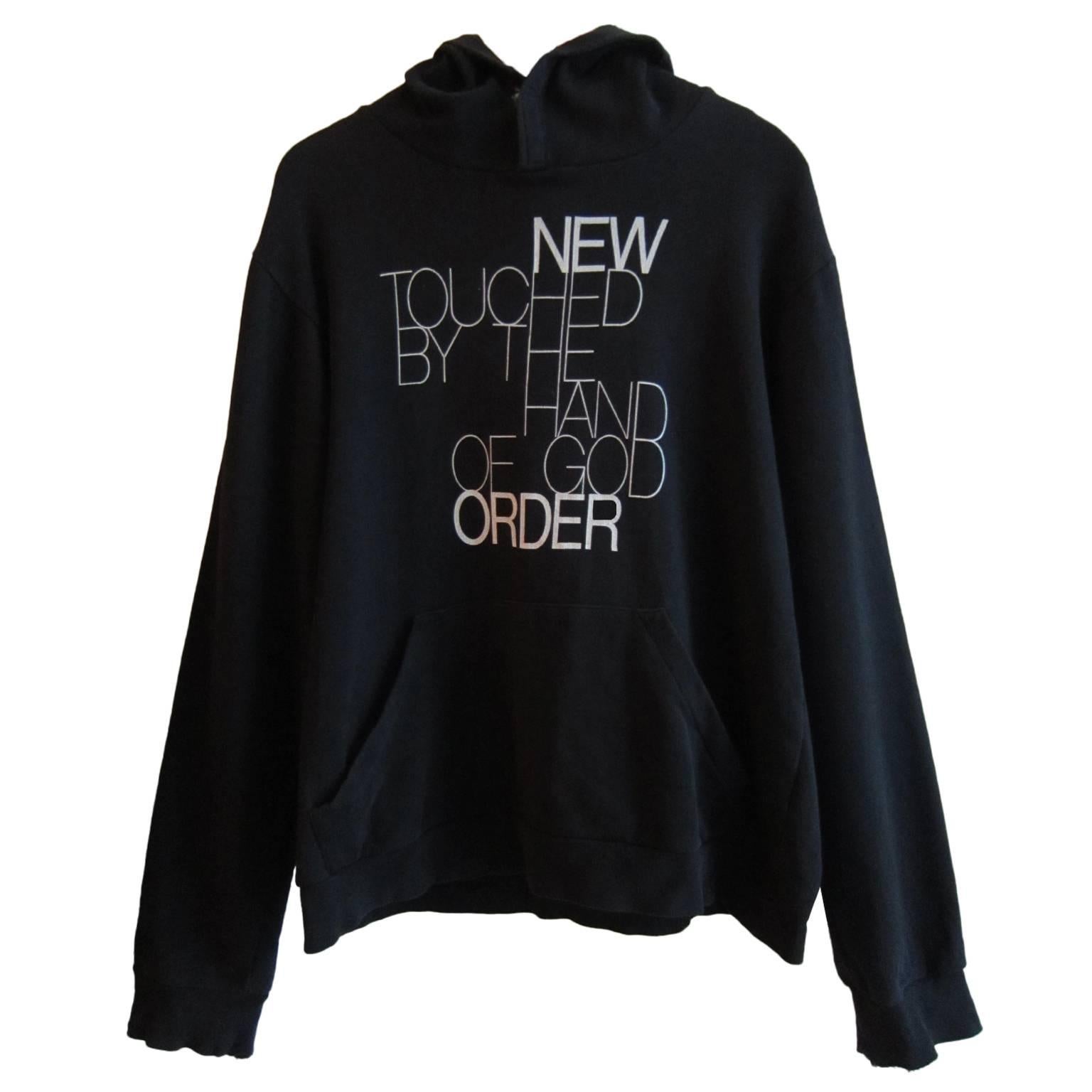 raf simons new order hoodie
