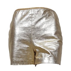 Gianni Versace Couture Gold Shorts, 1994