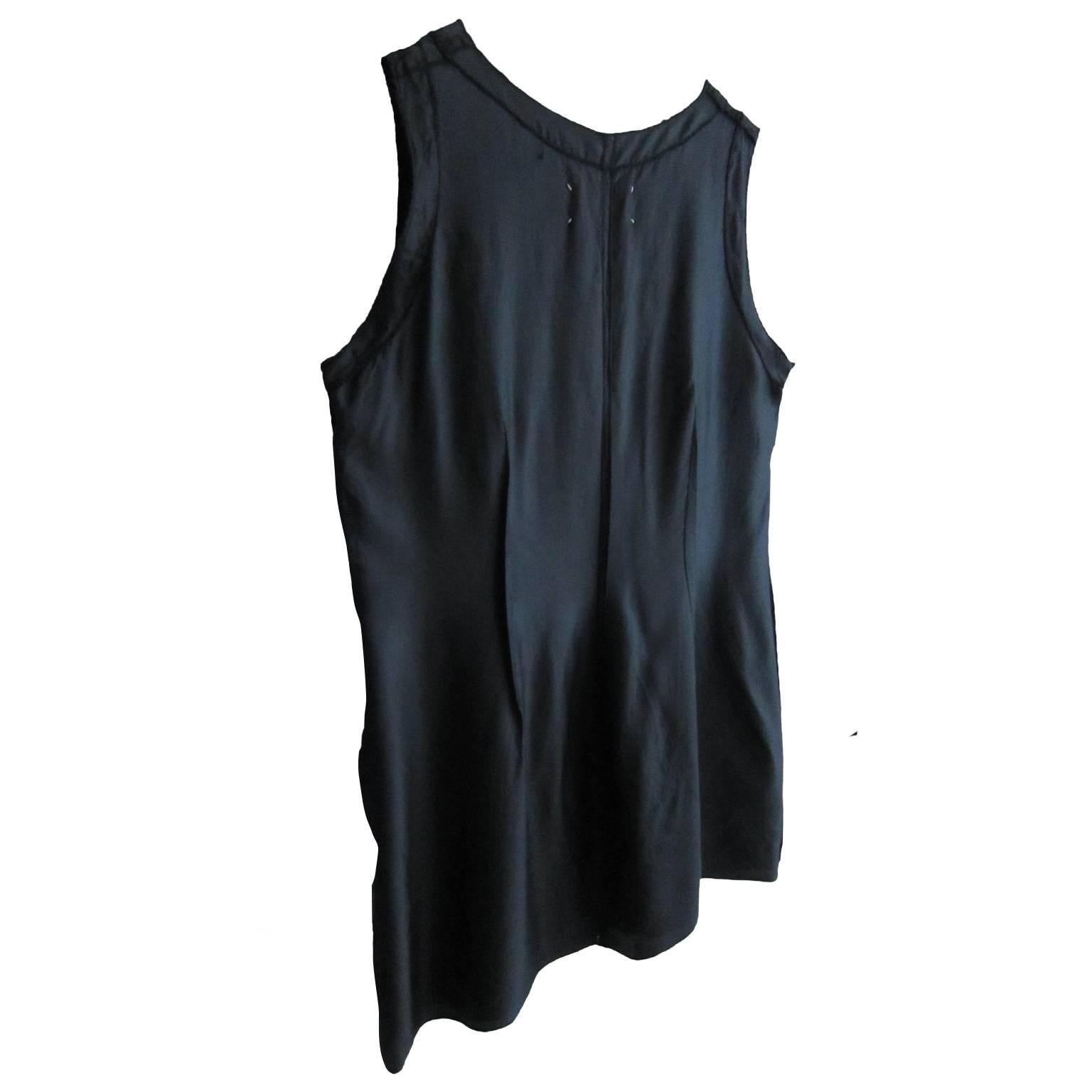 Maison Martin Margiela tank top with exposed stitch detail with side zip SS 1991 / AW 1994.
