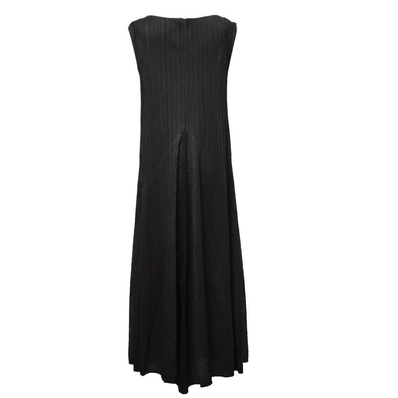 Issey Miyake Pleats Please Black Dress at 1stDibs | issey miyake black ...