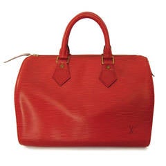 Louis Vuitton Speedy 30 Epi Red