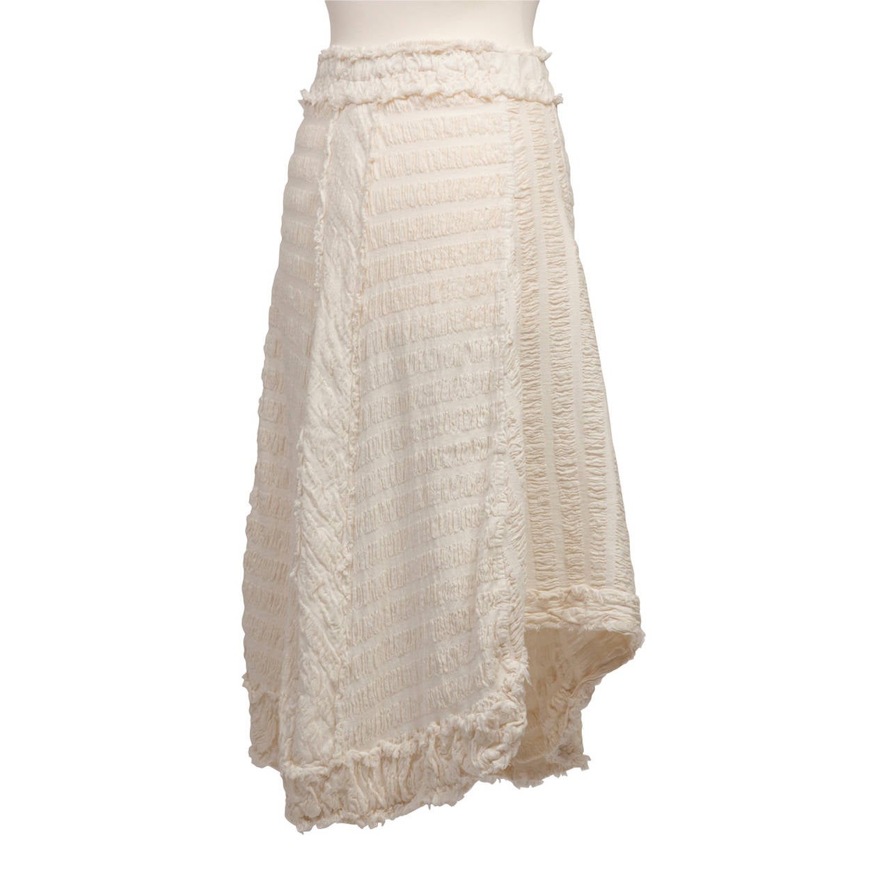 Issey Miyake Off White Skirt