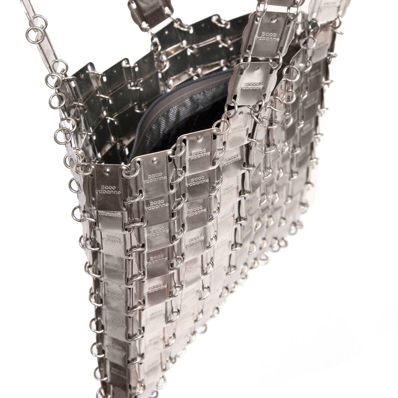 Paco Rabanne Metal Chain Shoulder Purse In Excellent Condition For Sale In Berlin, DE