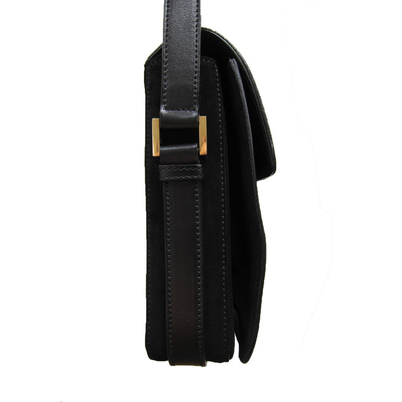 Yves Saint Laurent Tom Ford Black Suede Bag at 1stdibs  