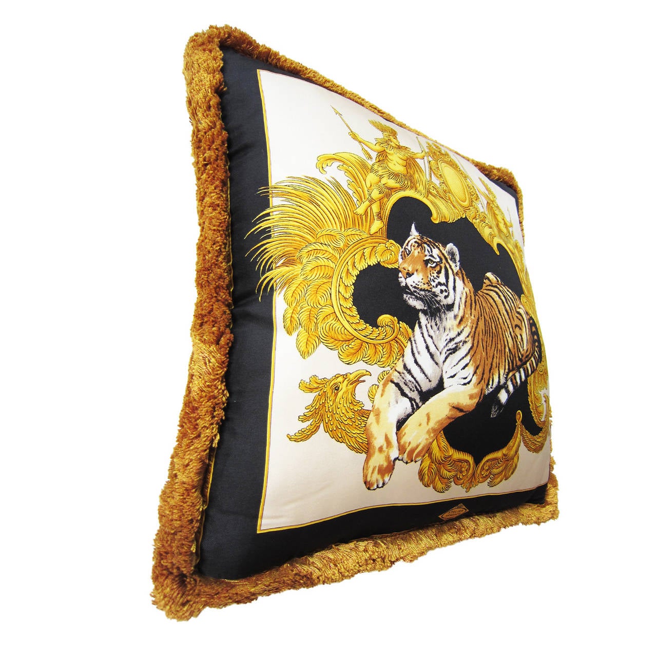 Atelier Versace Silk Vervet Pillow Medusa at 1stDibs