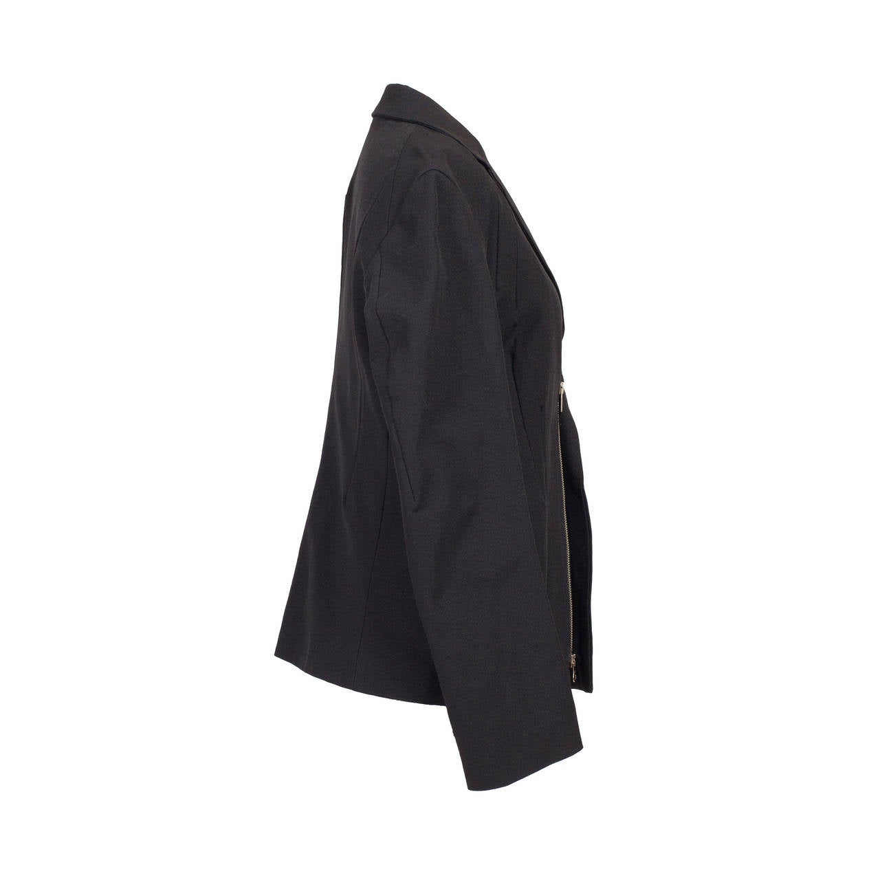 Yohji Yamamoto Y's Black Zip Jacket For Sale at 1stdibs