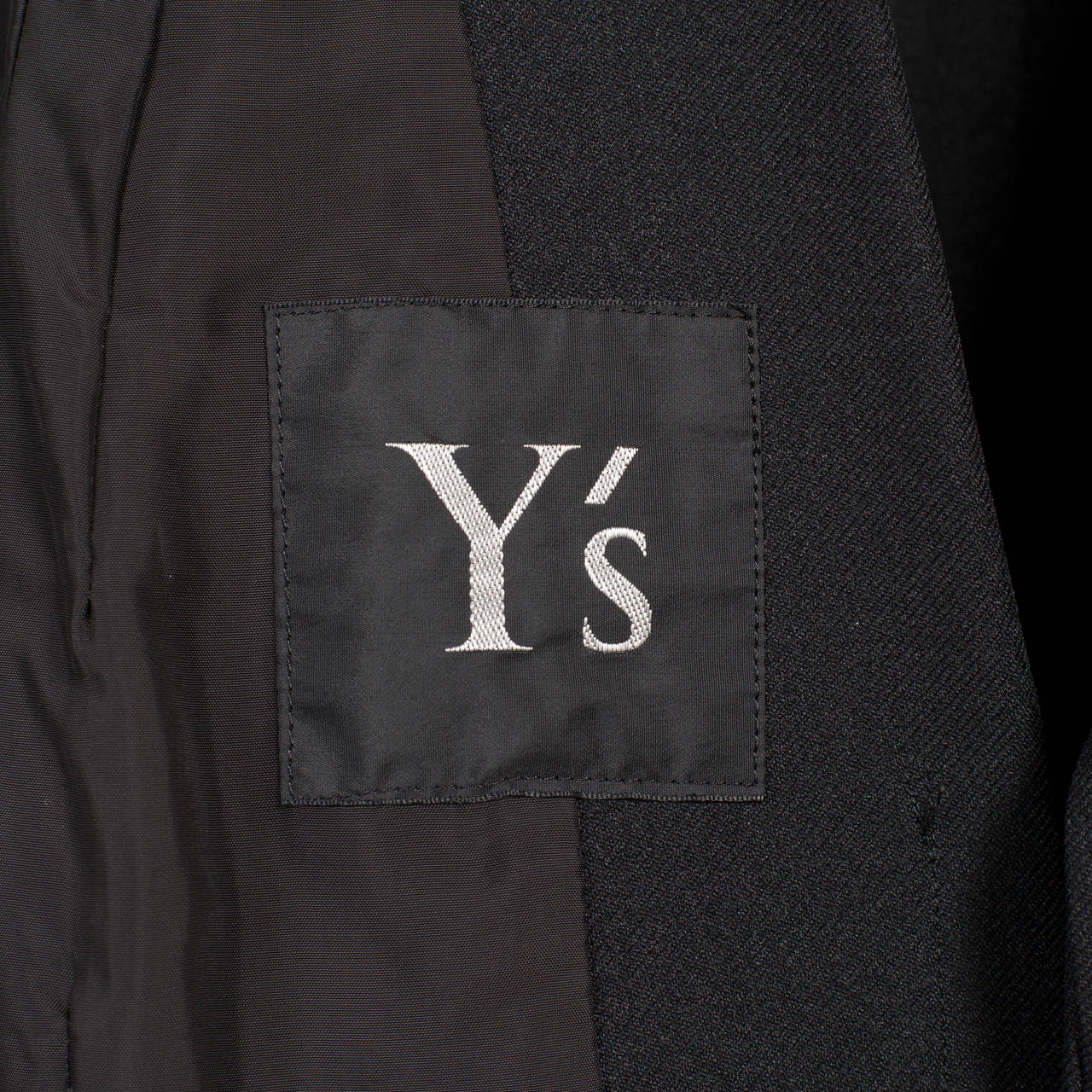 Yohji Yamamoto Y's Black Zip Jacket 1