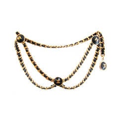 Chanel Chain Belt Necklace Biker Collection A/W 1989