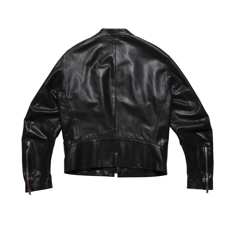 希少美品Martin Margiela ⑭ 5zip mouton 48 Martin Margiela Mens Five Zip Leather Jacket at 1stDibs | margiela