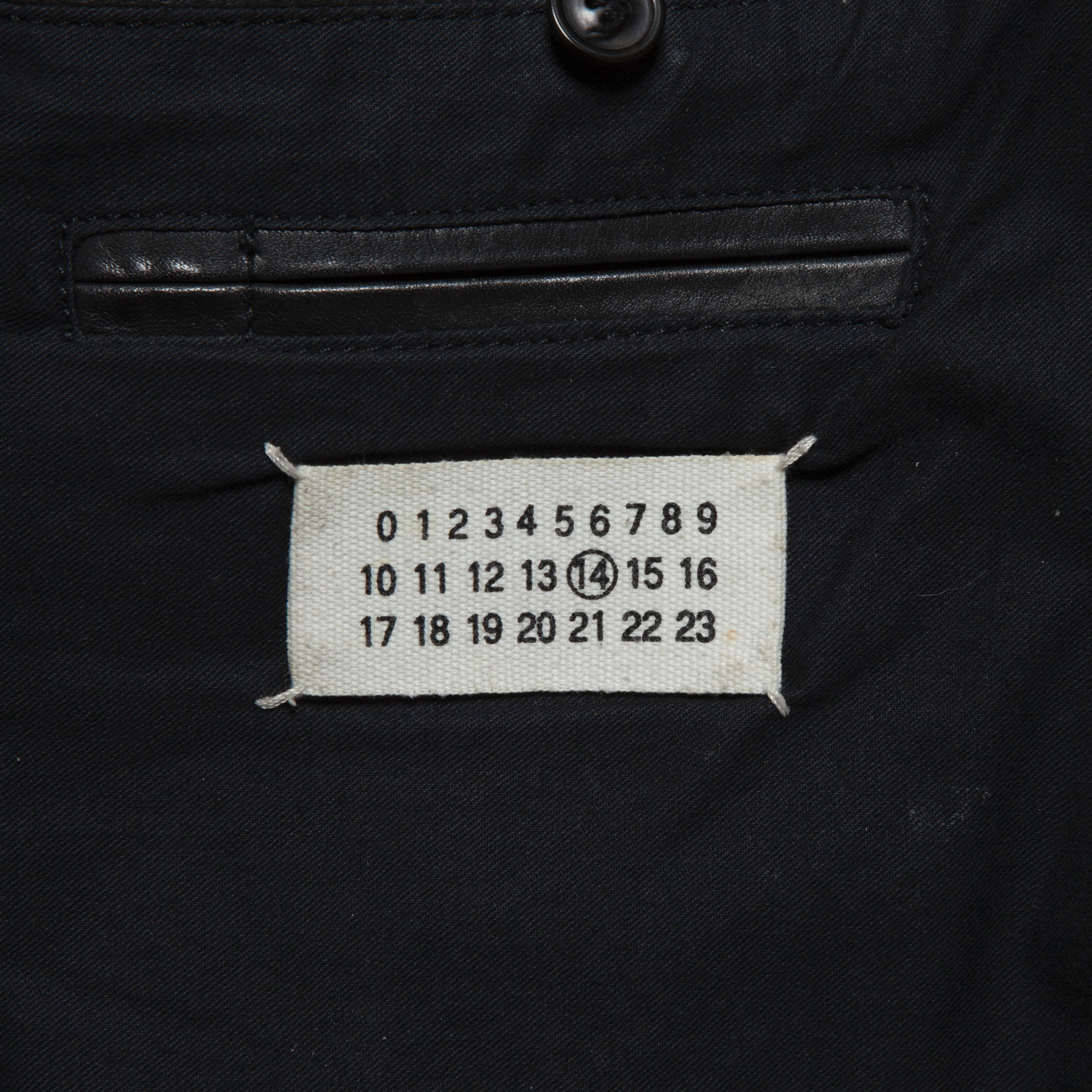 margiela 5 zip leather jacket