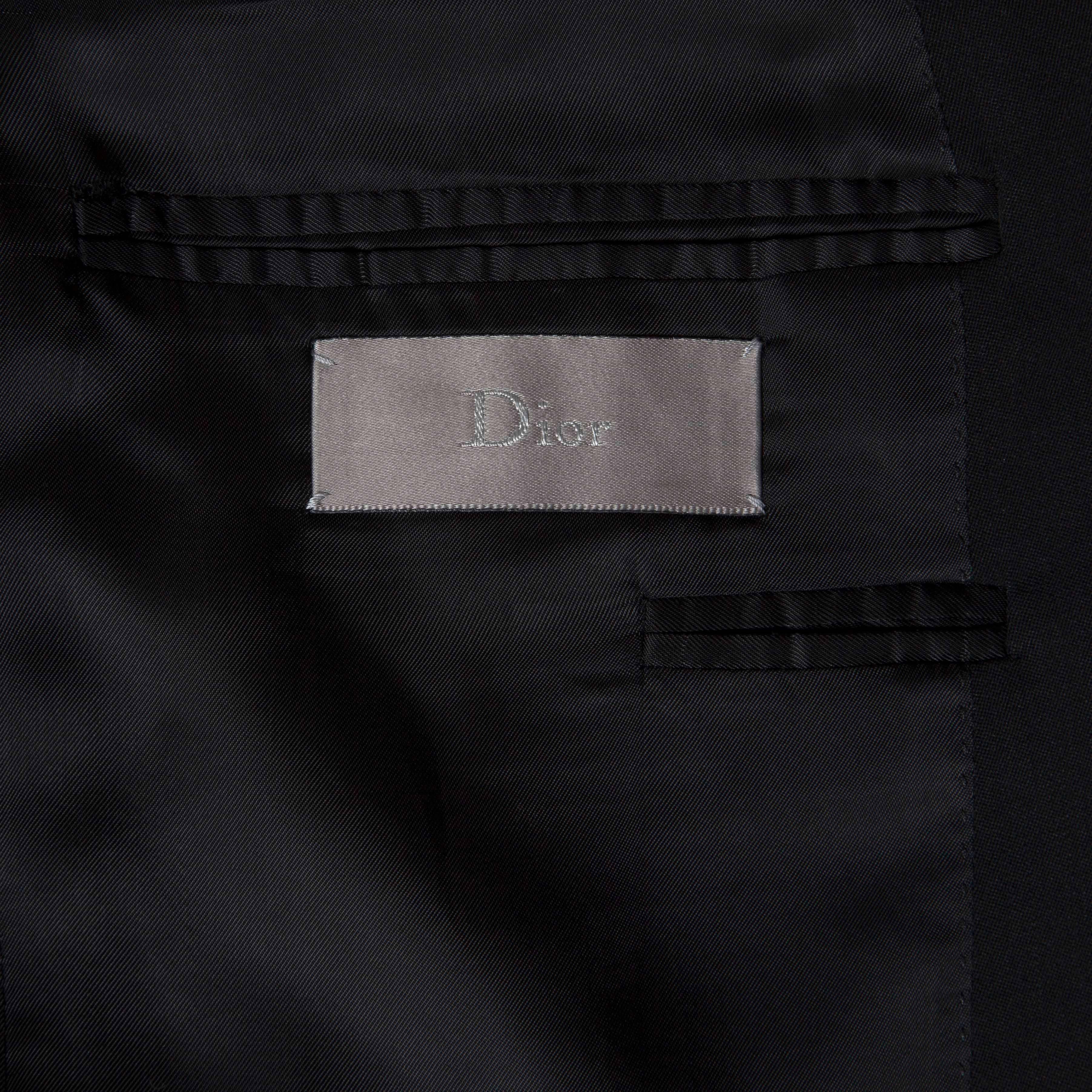 Dior Homme Herren Smokingjacke Schwarz Hedi Slimane 2