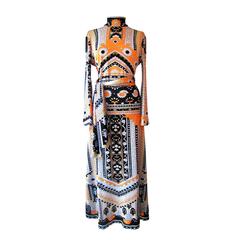 Lanvin Dress Multi Colour 1970s 4