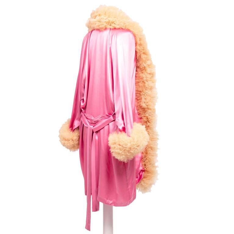 Viktor and Rolf Pink Ruffle Robe Atelier Couture Sample at 1stDibs
