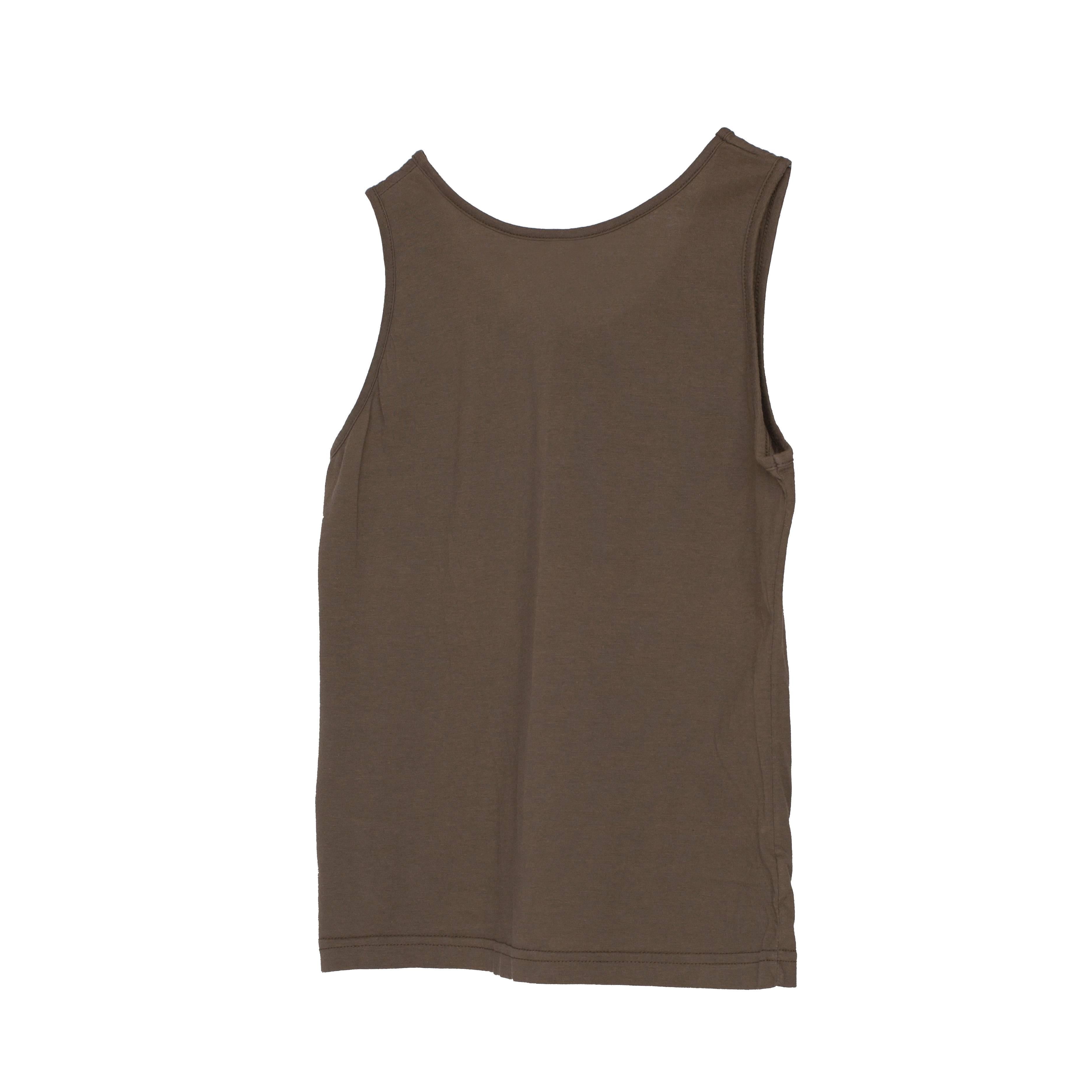 Helmut Lang Débardeur kaki S/S 1997 Prototype Excellent état - En vente à Berlin, DE