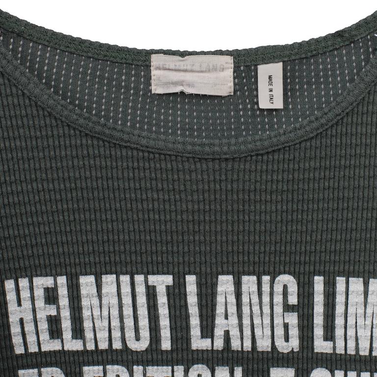 Helmut Lang Limited Edition T shirt 1999 In Excellent Condition For Sale In Berlin, DE