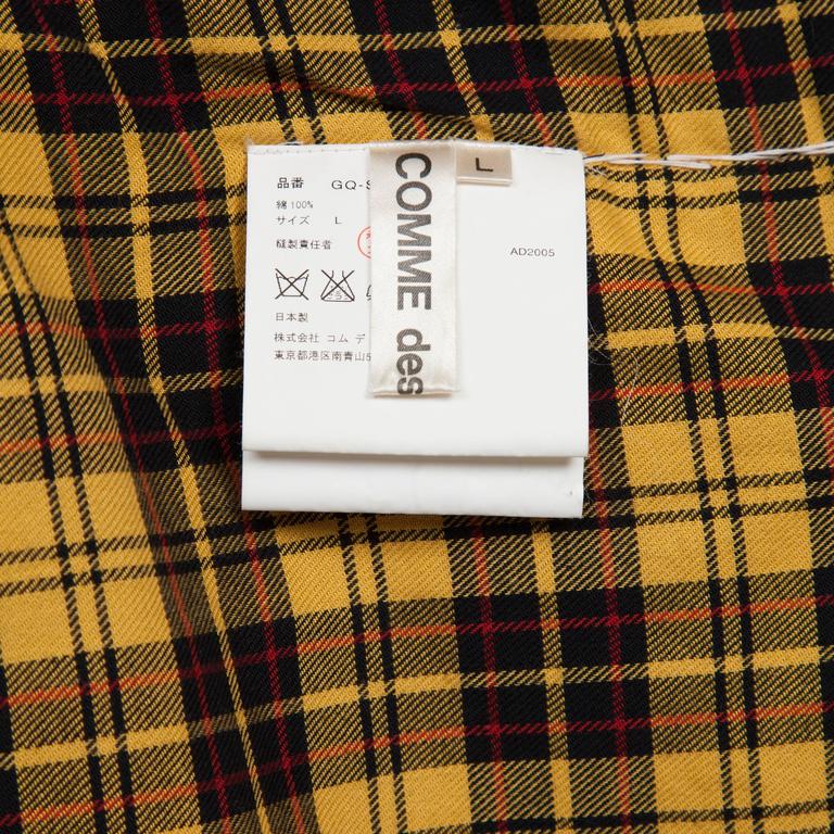 Comme des Garcons Plaid Skirt AD 2005 at 1stDibs